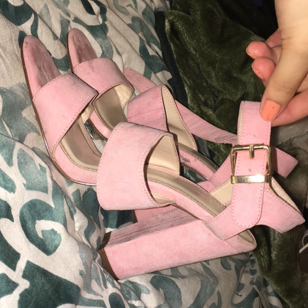 Pink heels